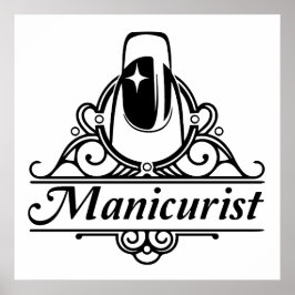 Manicurist at Work ポスター