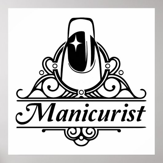 Manicurist at Work ポスター (正面)