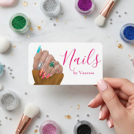 Manicurist Beauty Salon Nail Technician 名刺