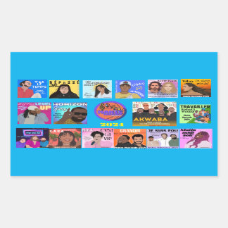 Manie Musicale 2024すべてのアーティストのステッカー 長方形シール