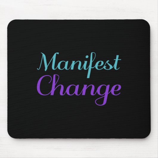 Manifest Change 自殺予防啓発 マウスパッド (正面)