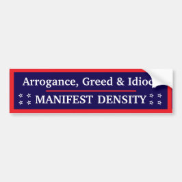 Manifest Density Bumper Sticker バンパーステッカー