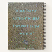 Manifest Journal with mantra or choose your own ノートブック (裏面)