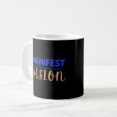 Manifest Visionベビー コーヒーマグカップ (正面左)