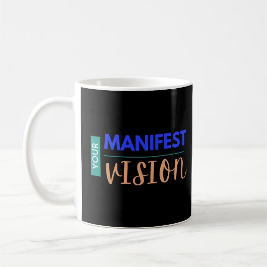 Manifest Visionベビー コーヒーマグカップ (左)