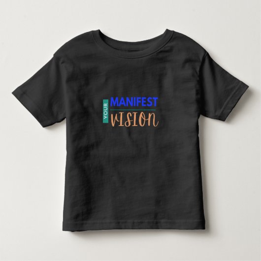 Manifest Vision Toddler Tシャツ (正面)