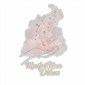 Manifest Your Dreams Sticker - Celestial Boho  シール (正面)