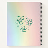 Manifestation Colorful Affirmations for Dream Life ノートブック (裏面)