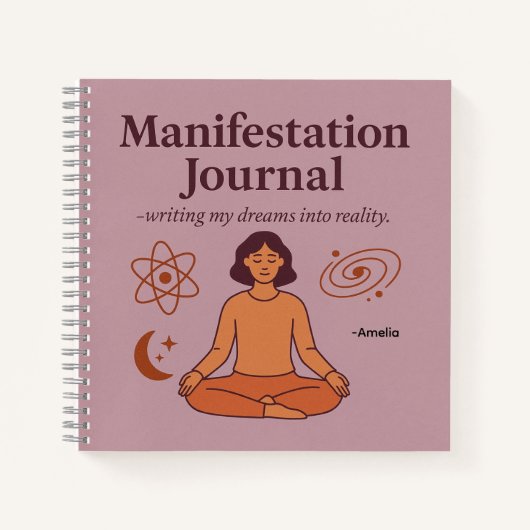 Manifestation Journal for Dreamers ノートブック (正面)