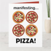 Manifesting Pepperoni Cheese Pizza  カード (正面)