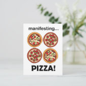 Manifesting Pepperoni Pizza  ポストカード (スタンド正面)