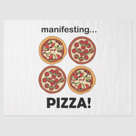 Manifesting Pepperoni Pizza 薄葉紙 (正面)