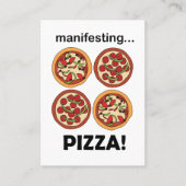 Manifesting Pepperoni Pizza Restaurant 名刺 (正面)
