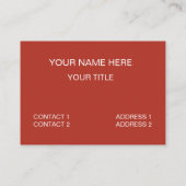 Manifesting Pepperoni Pizza Restaurant 名刺 (裏面)