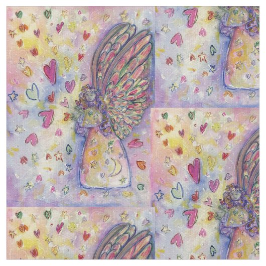 Manifesting Universe Angel Art Fabric Material ファブリック (クローズアップ)