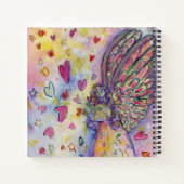 Manifesting Universe Angel Art Journal Notebook ノートブック (裏面)