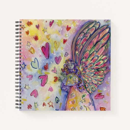 Manifesting Universe Angel Art Journal Notebook ノートブック (正面)