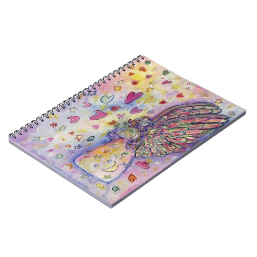 Manifesting Universe Angel Art Journal Notebook ノートブック (左側)