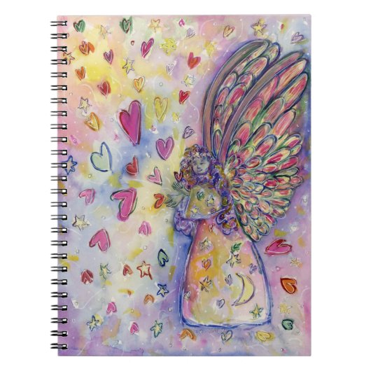 Manifesting Universe Angel Art Journal Notebook ノートブック (正面)