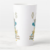 manifesting wealth カフェラテマグ (正面)