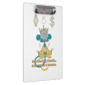 Manifesting Wealth Monkey zen art クリップボード (右)