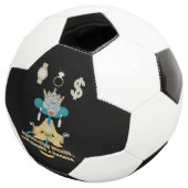 Manifesting Wealth Monkey zen art サッカーボール (3/4)