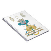 Manifesting Wealth Monkey zen art  ノートブック (右側)