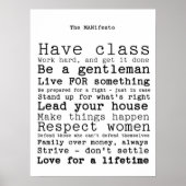 MANifeto ポスター (正面)