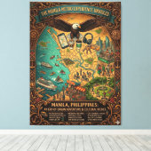 Manila Metro Experience キャンバスプリント (インサイチュ (ウッドフロア))