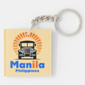 Manila Philippines Southeast Asia キーホルダー (裏面)