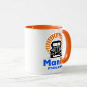 Manila Philippines Southeast Asia マグカップ (正面右)