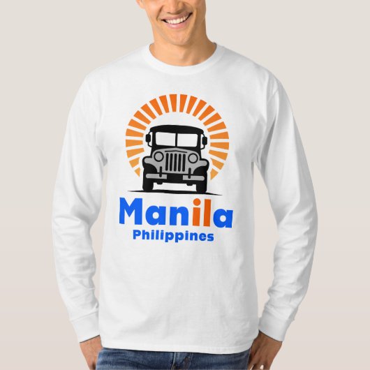 Manila Philippines Southeast Asia Tシャツ (正面)