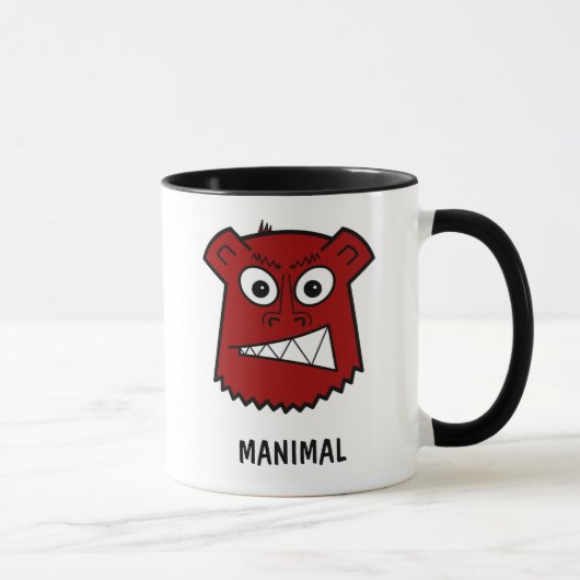 Manimalの赤 マグカップ (右)