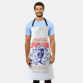 MANIPULATE LESSONS LEARN ALL-OVER PRINT APRON  エプロン (着用した状態)