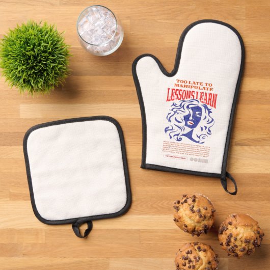 MANIPULATE LESSONS LEARN OVEN MITT AND POT HOLDER  鍋つかみ&鍋敷きセット (トップダウン)
