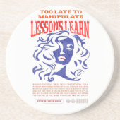MANIPULATE LESSONS LEARN SANDSTONE COASTER コースター (正面)