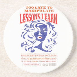 MANIPULATE LESSONS LEARN SANDSTONE COASTER コースター