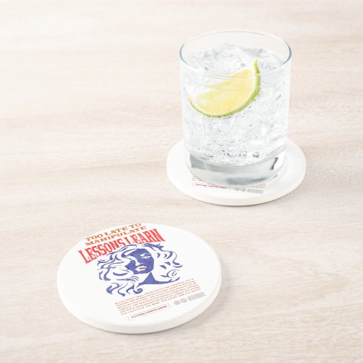 MANIPULATE LESSONS LEARN SANDSTONE COASTER コースター (側面)