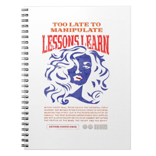 MANIPULATE LESSONS LEARN SPIRAL PHOTO BOOK  ノートブック (正面)