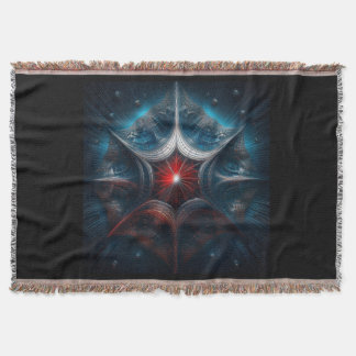 Manipulated Mandelbrot with Starburst Center  スローブランケット