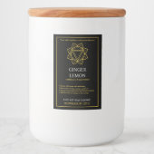 Manipura Solar Plexus Chakra Candle Label  フードラベル (正面)