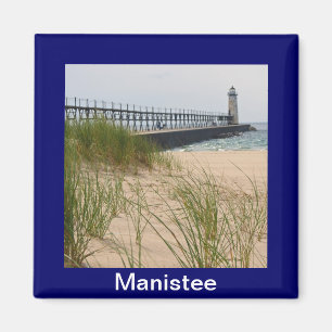 Manisteeの灯台 マグネット