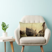 Manisteeミシガン州の五大湖の脱線の船 ランバークッション (椅子)