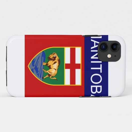 Manitoba Flag Case-Mate iPhoneケース (裏面(横))