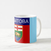 Manitoba Flag Mug コーヒーマグカップ (正面右)