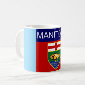 Manitoba Flag Mug コーヒーマグカップ (正面左)