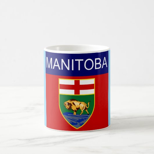 Manitoba Flag Mug コーヒーマグカップ (中央)