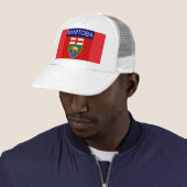 Manitoba Flag Trucker Hat キャップ (インサイチュ)