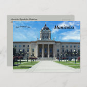 Manitoba Legislative Building Manitoba Canada ポストカード (正面/裏面)