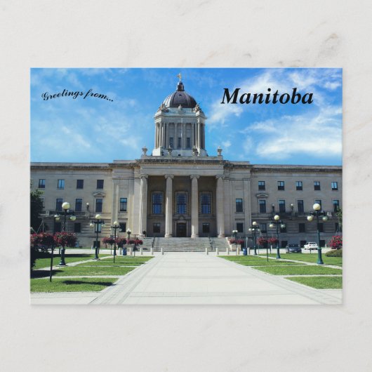 Manitoba Legislative Building Manitoba Canada ポストカード (正面)